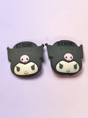 Kuromi Silicone Case - Black & Pink
